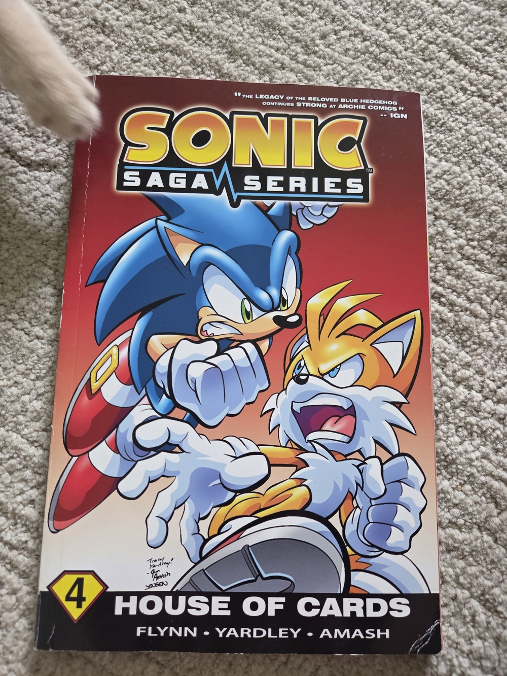 Sonic Saga Series: House of Cards (Red Cover)